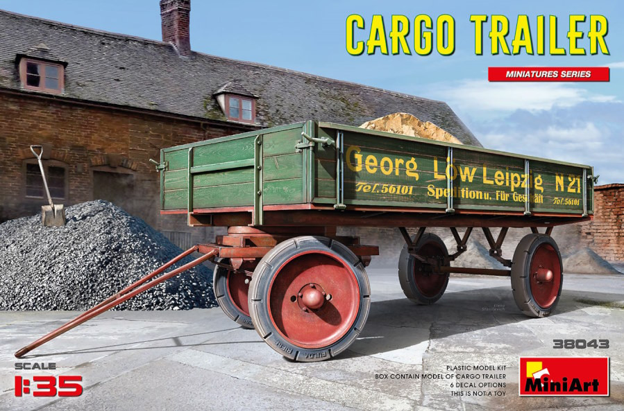 Сборная модель MiniArt German Cargo Trailer (135)