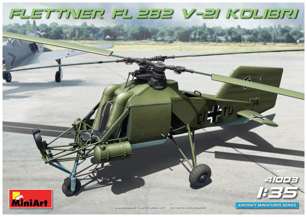 Сборная модель MiniArt Flettner FL 282 V-21 Kolibri (135) (41003)
