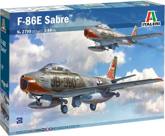 Збірна модель ITALERI F-86E Sabre (148)