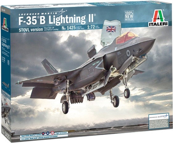 Сборная модель ITALERI F-35 B Lightning II STOVL Version (172)