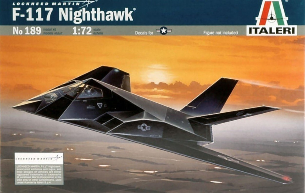Сборная модель ITALERI F-117A Nighthawk (172)