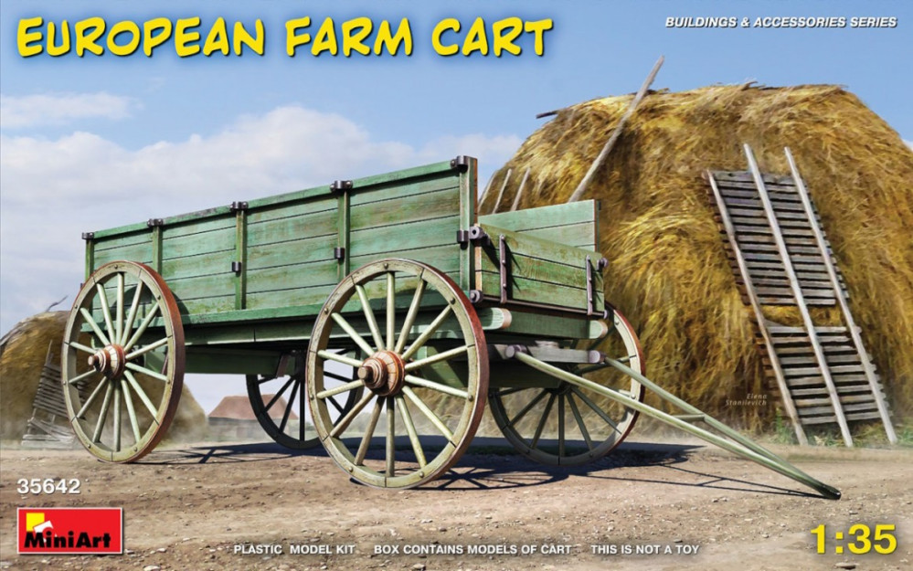 Сборная модель MiniArt European Farm Cart (135)