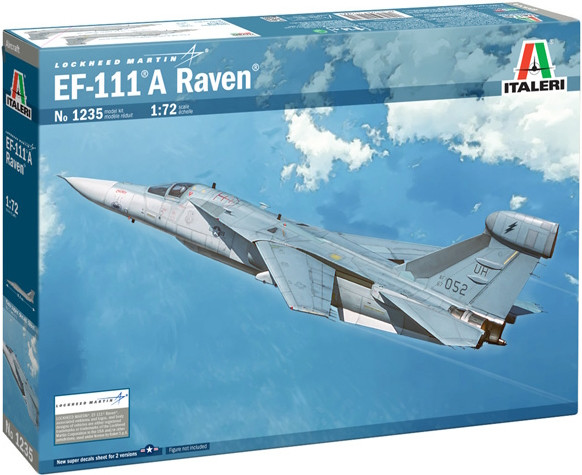Сборная модель ITALERI EF-111 A Raven (172)