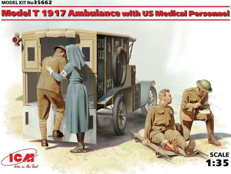 Збірна модель ICM Ambulance with US Medical Personnel (135)