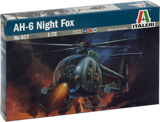 Сборная модель ITALERI AH-6 Night Fox (172)