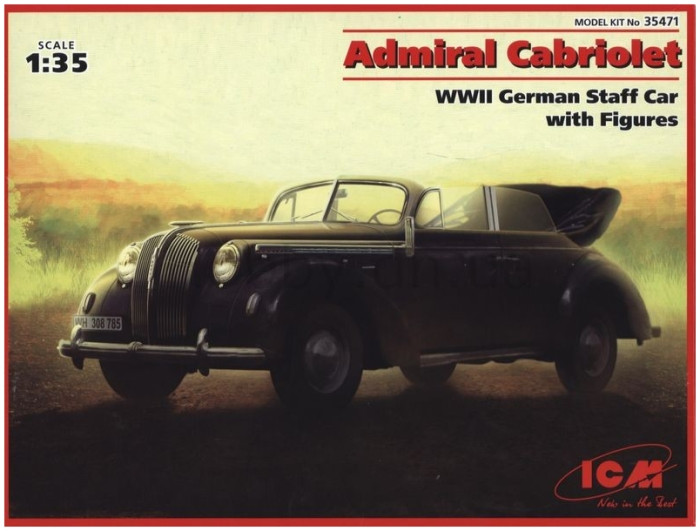 Збірна модель ICM Admiral Cabriolet (135)