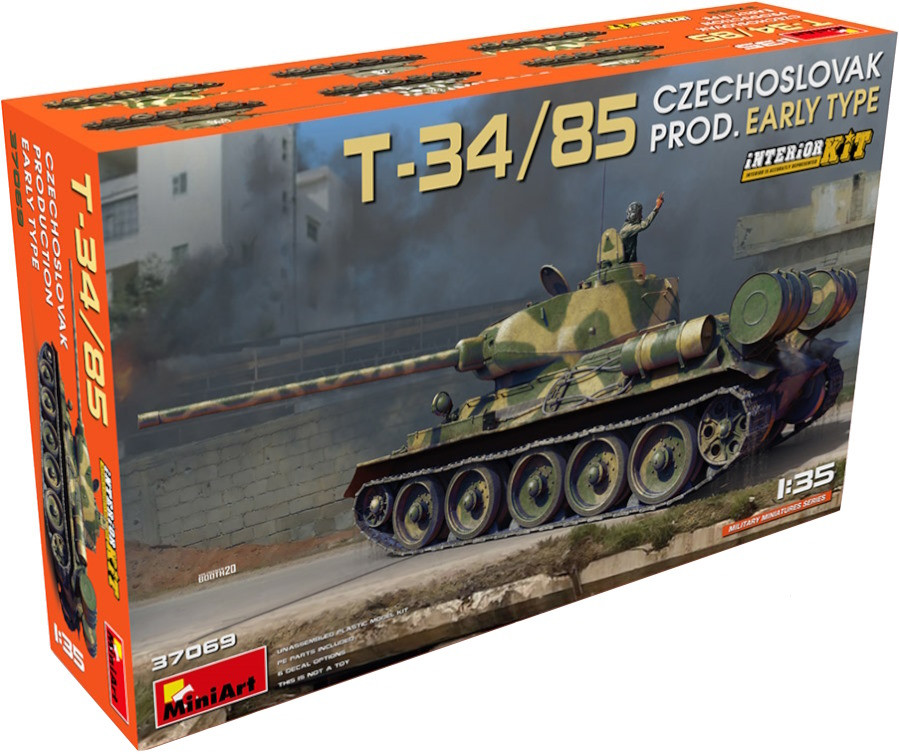 Сборная модель MiniArt T-34/85 Czechoslovak Prod. Early Type. Interior Kit (135)