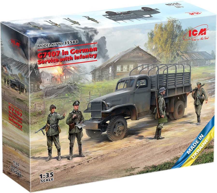 Сборная модель ICM G7107 in German Service with Infantry (135)