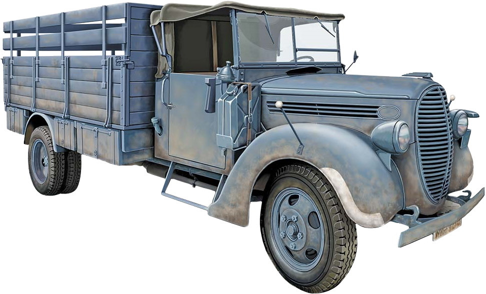 Сборная модель Ace 3t German Cargo Truck (m. 1939 Soft Cab) G917T (172)