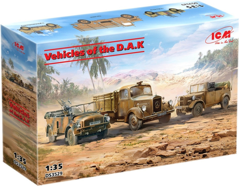 Сборная модель ICM Vehicles of the D.A.K (135)