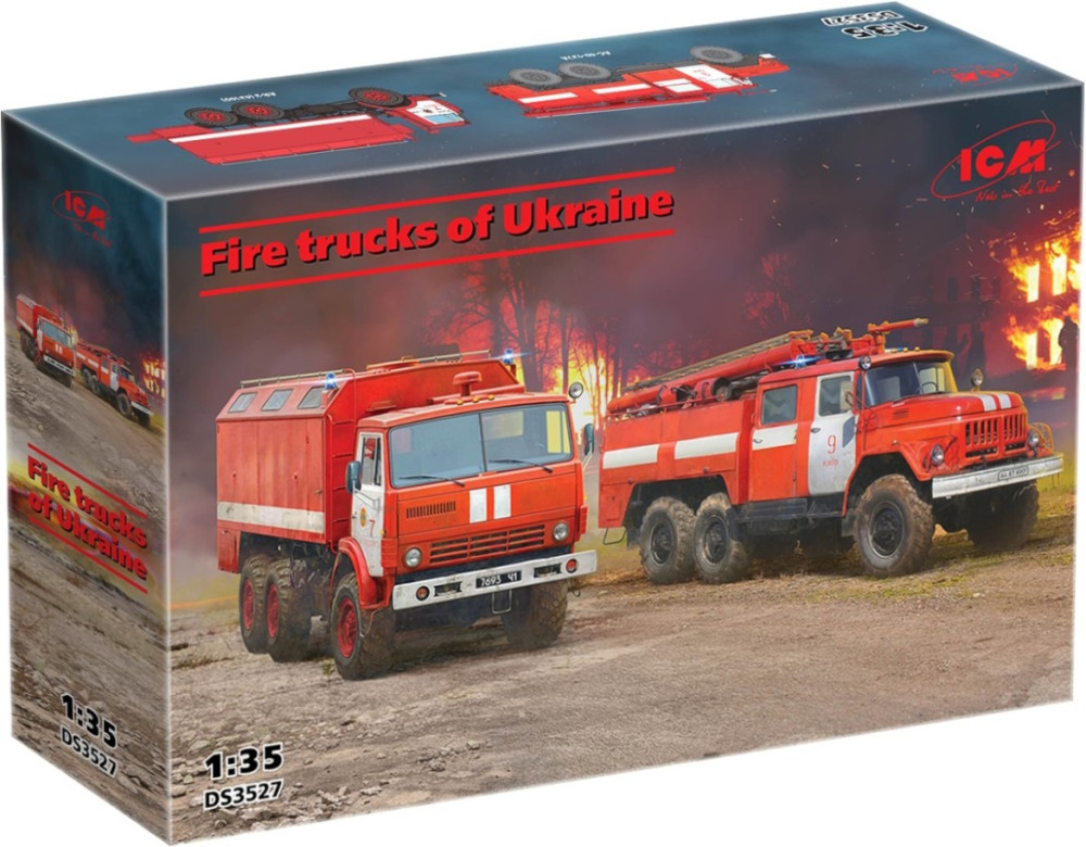 Збірна модель ICM Fire Trucks of Ukraine (135)