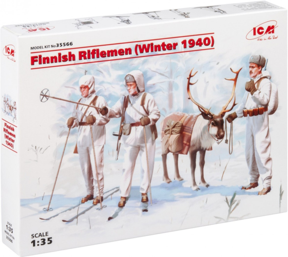 Збірна модель ICM Finnish Riflemen (Winter 1940) (135)