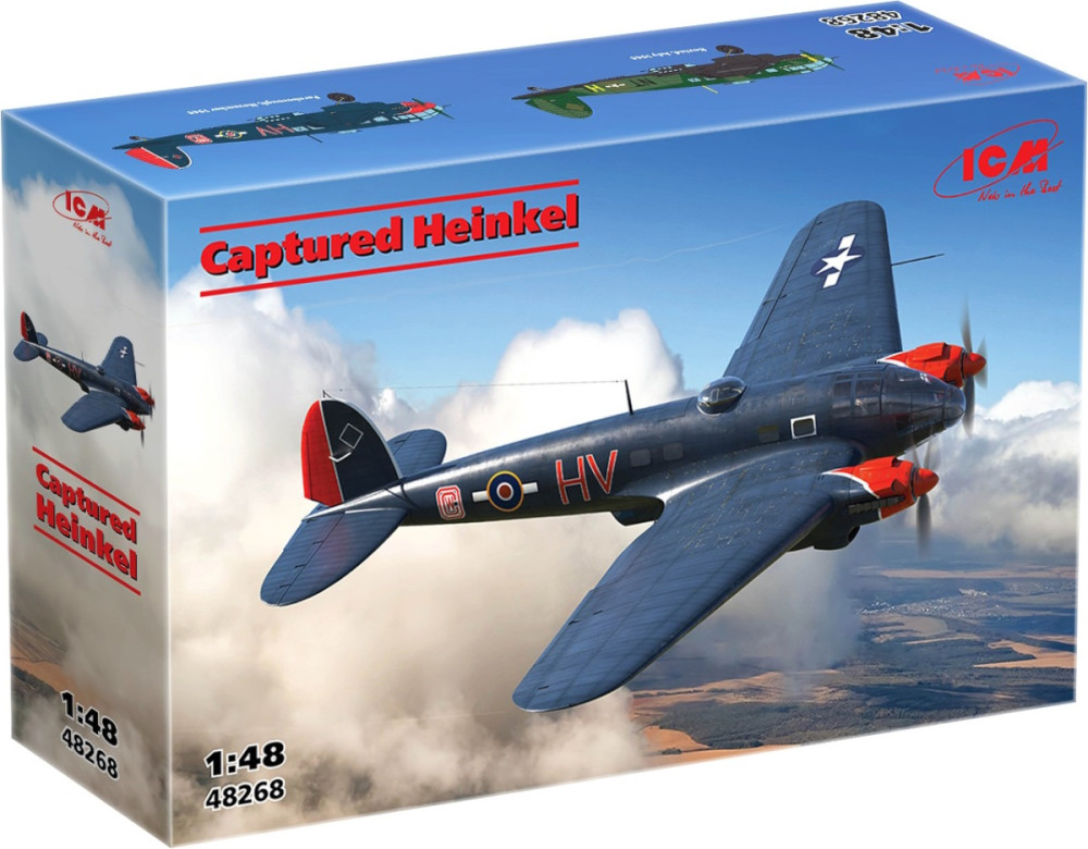 Збірна модель ICM Captured Heinkel (148)