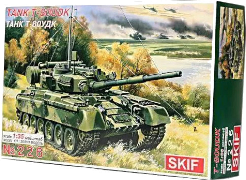 Сборная модель SKIF T-80UDK (135)