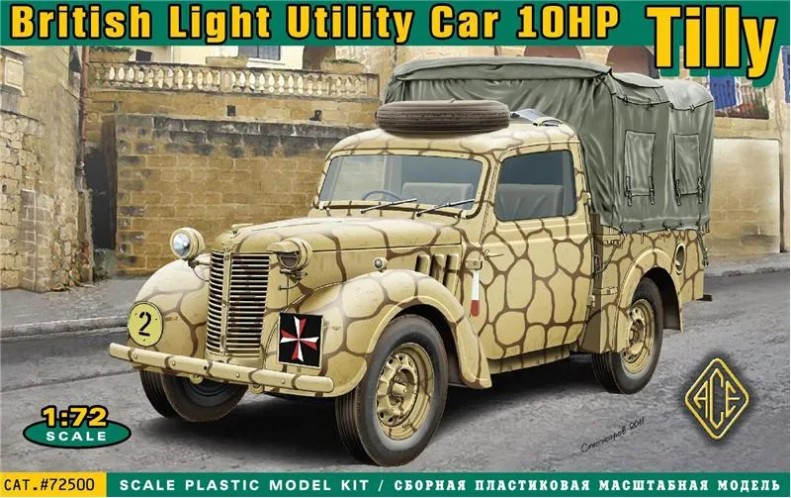 Сборная модель Ace British Light Utility Car 10HP Tilly (172)