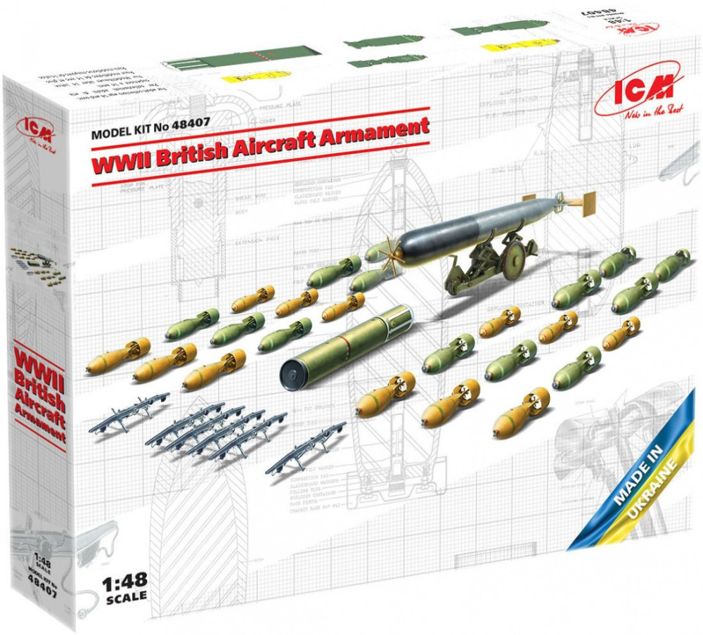 Сборная модель ICM WWII British Aircraft Armament (148)