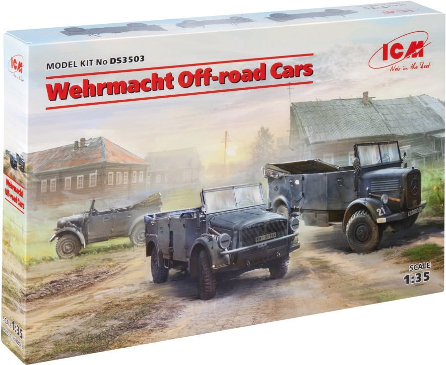 Сборная модель ICM Wehrmacht Off-road Cars (135)