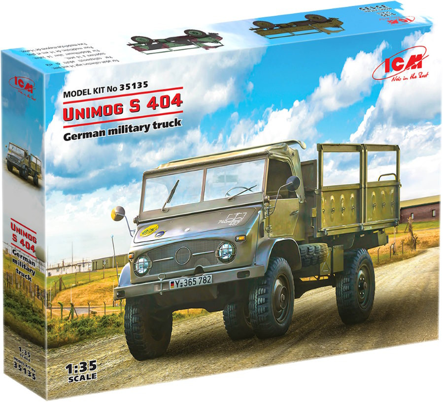 Збірна модель ICM Unimog S 404 (135)