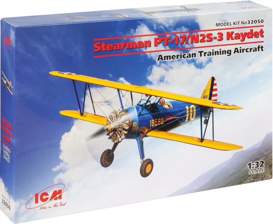 Збірна модель ICM Stearman PT-17/N2S-3 Kaydet (132)