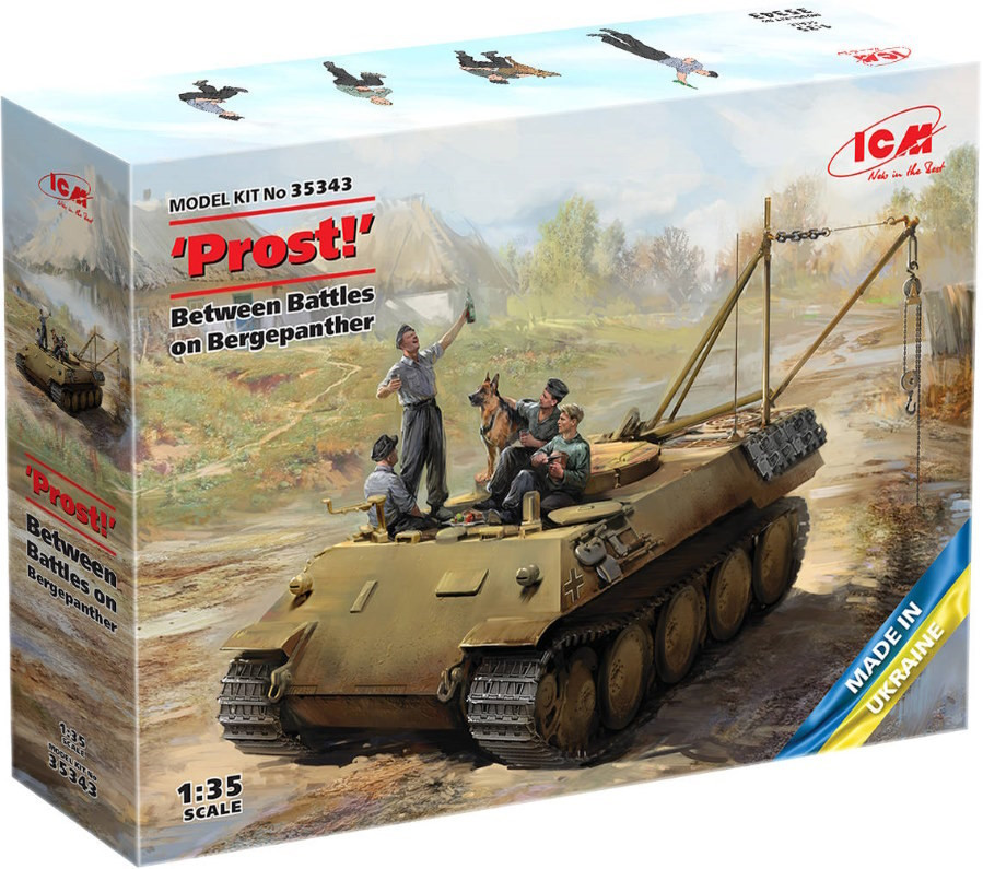 Збірна модель ICM Prost Between Battles on Bergepanther (135)
