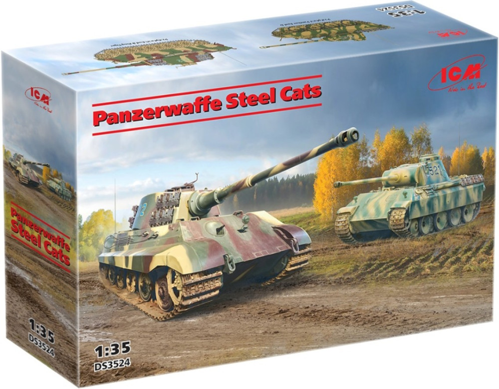 Збірна модель ICM Panzerwaffe Steel Cats (135)