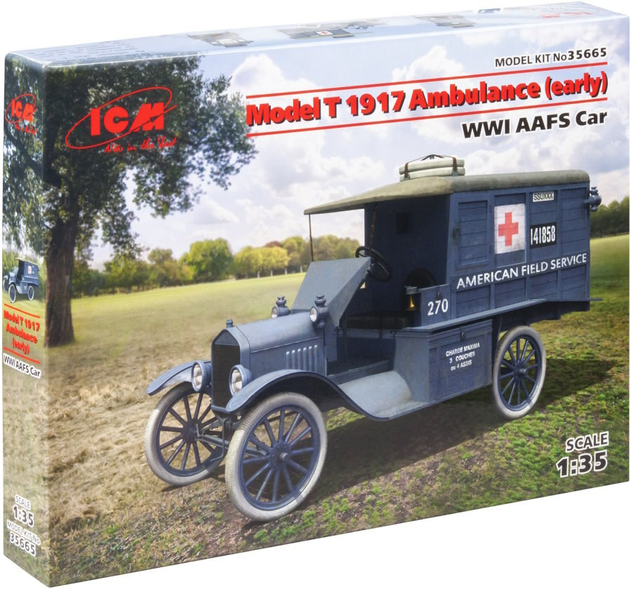 Збірна модель ICM Model T 1917 Ambulance (early) (135)