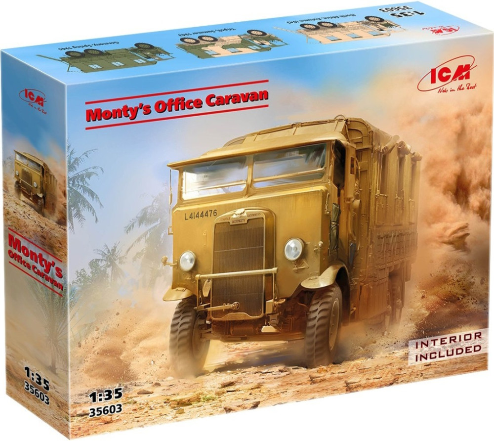 Сборная модель ICM Montys Office Caravan (135)
