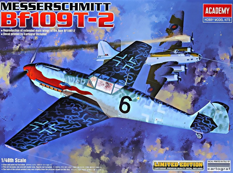 Сборная модель Academy Messerschmitt BF-109T-2 (148)