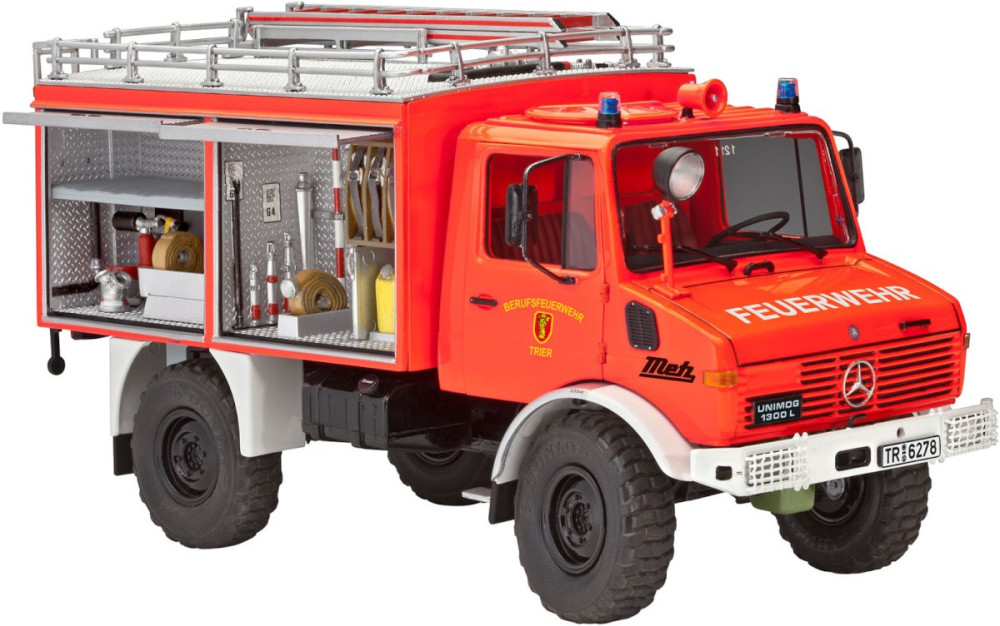 Збірна модель Revell Mercedes-Benz Unimog U 1300 L TLF 8-18 (124)