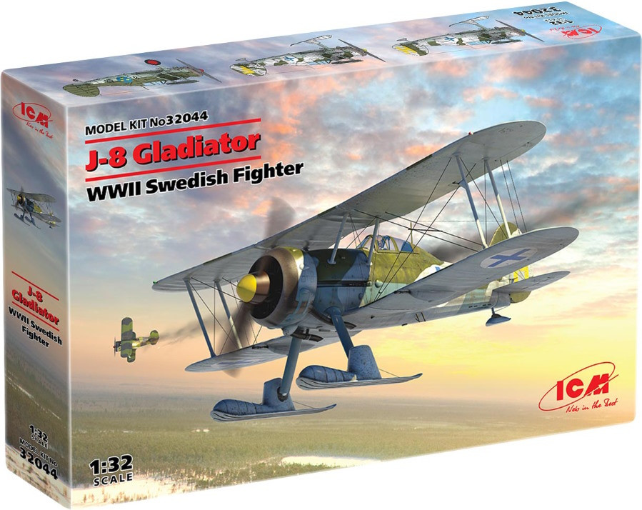 Збірна модель ICM J-8 Gladiator (132)