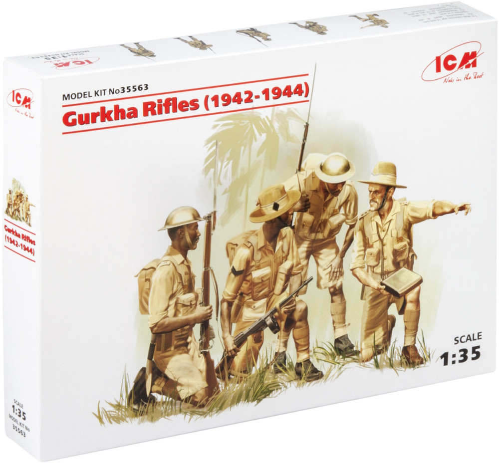 Збірна модель ICM Gurkha Rifles (1944) (135)