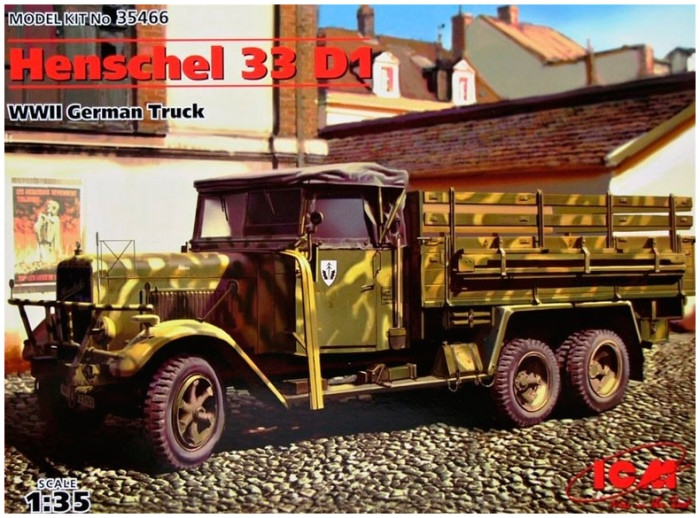 Збірна модель ICM Henschel 33 D1 (135)