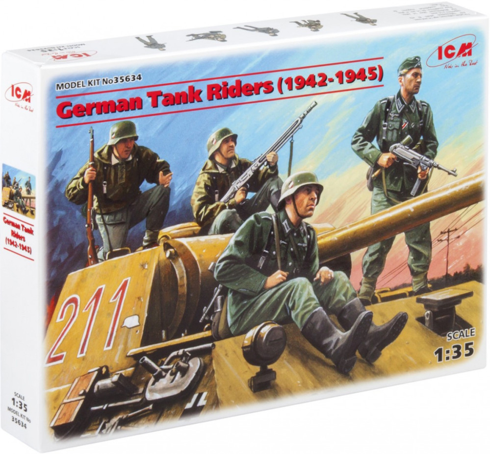 Збірна модель ICM German Tank Riders (1942-1945) (135)