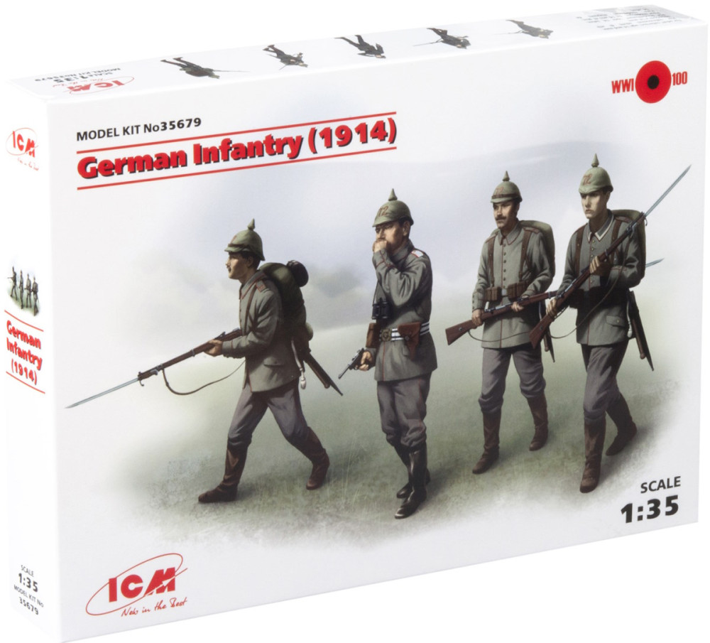 Збірна модель ICM German Infantry (1914) (135)