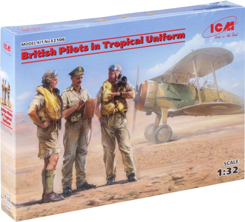 Збірна модель ICM British Pilots in Tropical Uniform (1939-1943) (132)