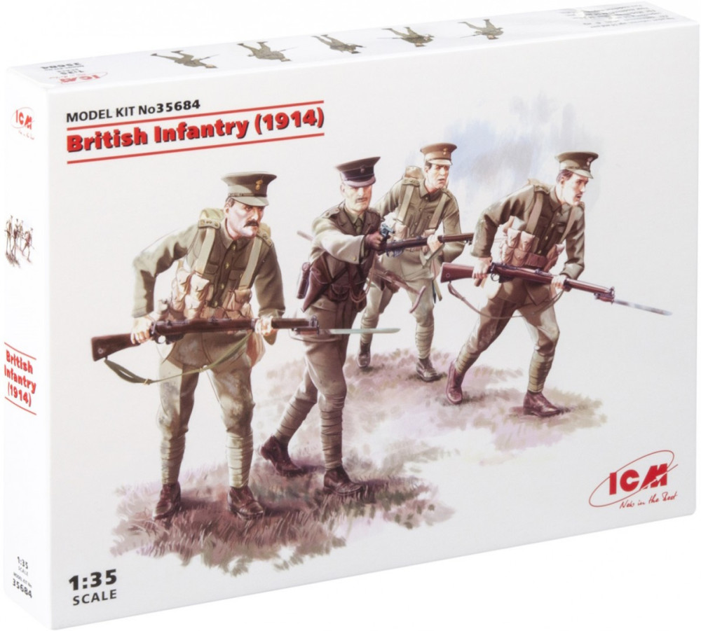 Збірна модель ICM British Infantry (1914) (135)