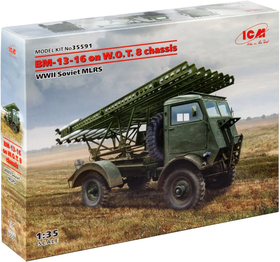 Збірна модель ICM BM-13-16 on W.O.T. 8 Chassis (135)
