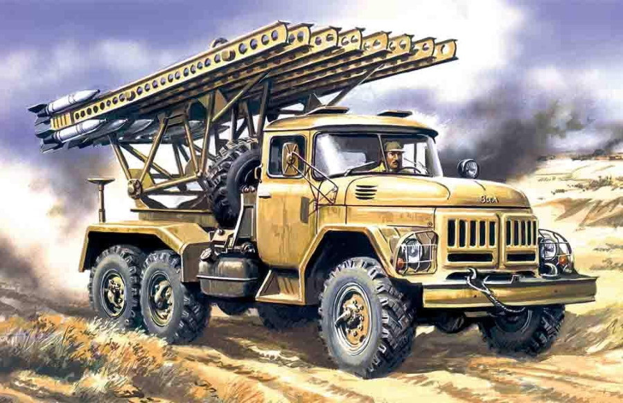 Збірна модель ICM BM-13-16 Multiple Launch Rocket System (172)