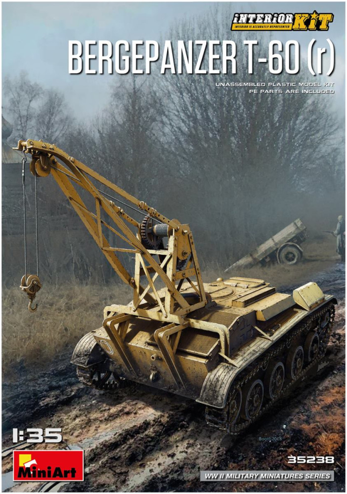 Сборная модель MiniArt Bergepanzer T-60 (r) (135) (35238)