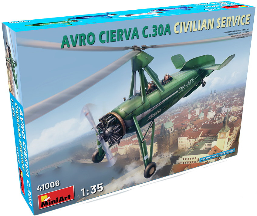 Сборная модель MiniArt Avro Cierva C.30A Civilian Service (135)