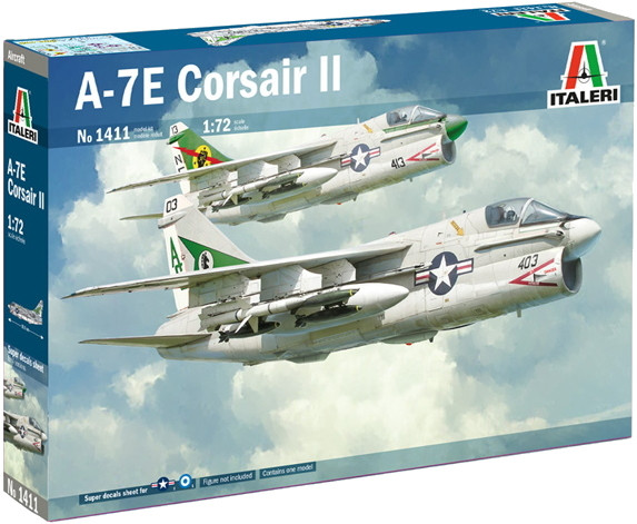 Сборная модель ITALERI A-7E Corsair II (172)