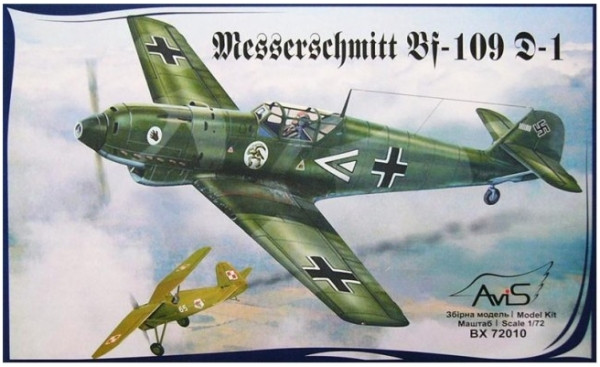 Сборная модель AVIS Messerschmitt Bf-109 D-1 (172