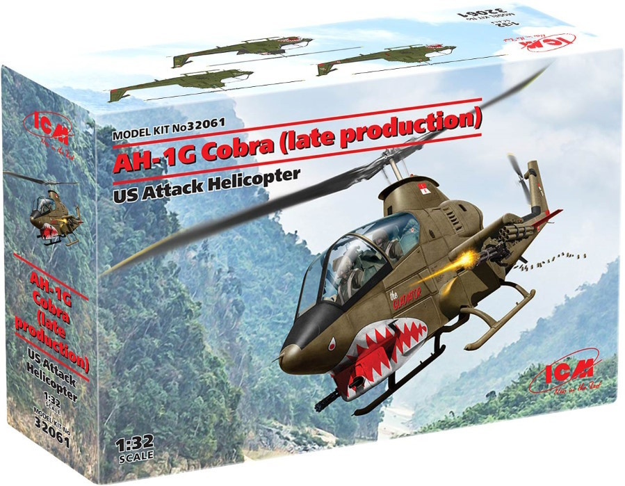 Сборная модель ICM AH-1G Cobra (Late Production) (132