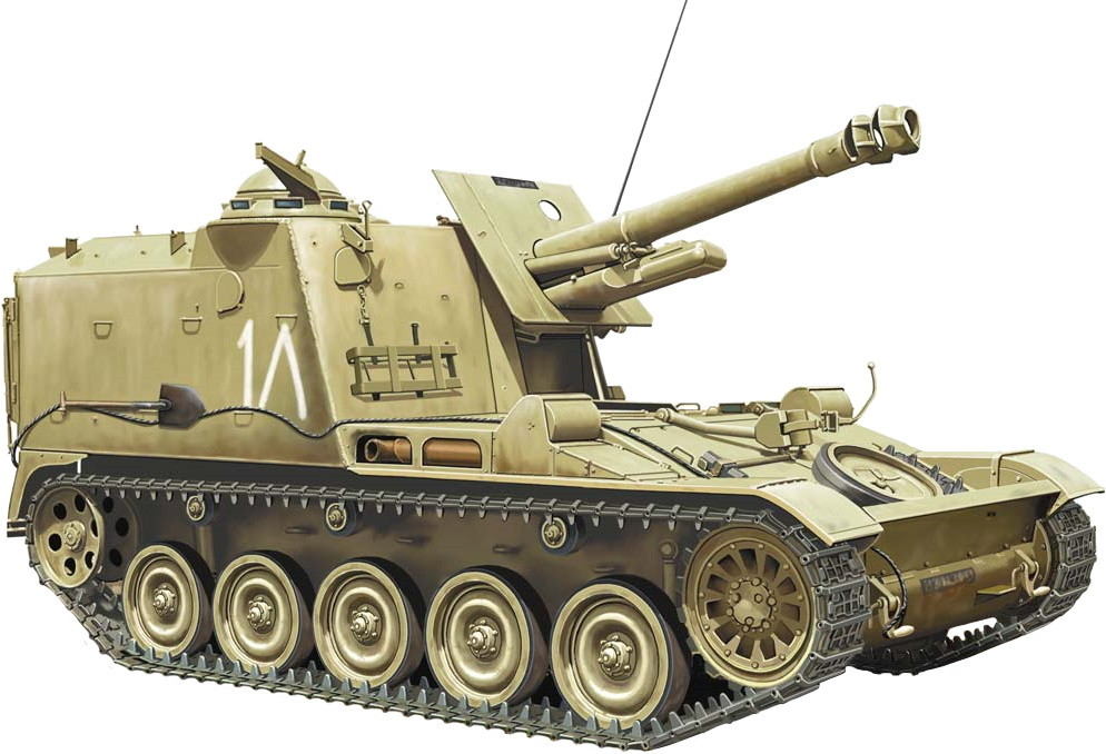 Сборная модель Ace AMX Mk.61 105mm Self Propelled Howitzer (172