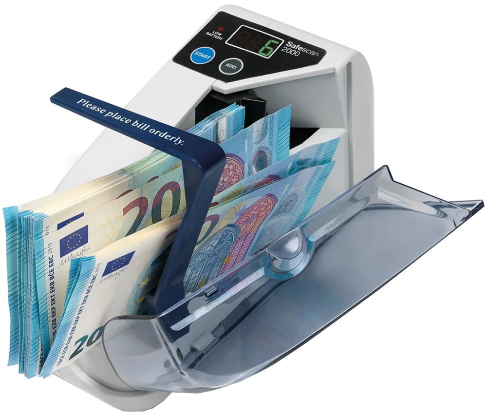 Лічильник банкнот Safescan 2000
