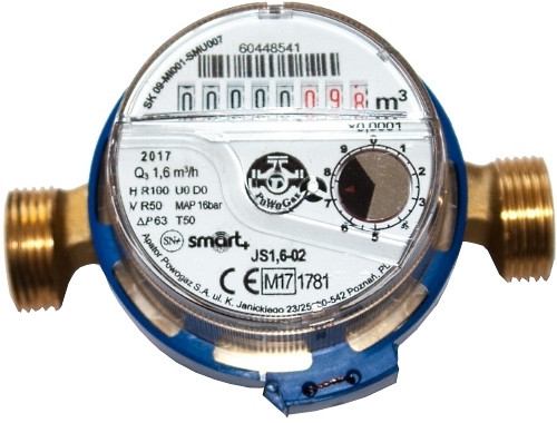 Счетчик воды Apator Powogaz JS 1.6-02 Smart Plus DN 15