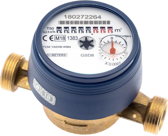 Счетчик воды BMeters GSD8 1/2 CW 2.5 110