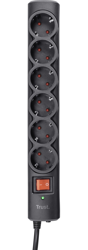 Фільтр-подовжувач Trust Surge Protector 6 ports