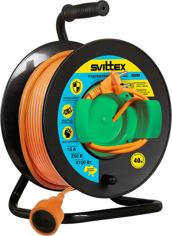 Подовжувач на котушці SVITTEX SV-2200