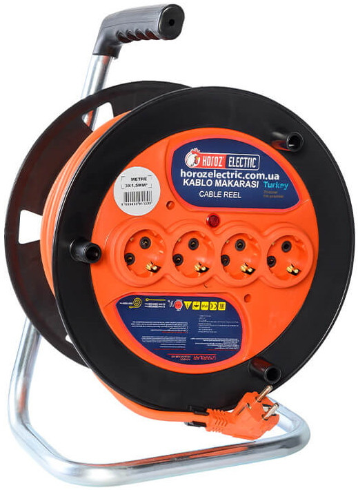 Подовжувач на котушці Horoz Electric 800-430-012